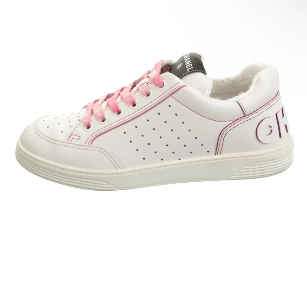 Chanel Women’s Interlocking CC Sneakers.